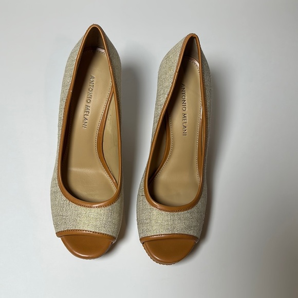 Floral Wedges Size 8 Antonio Melano - Picture 3 of 7